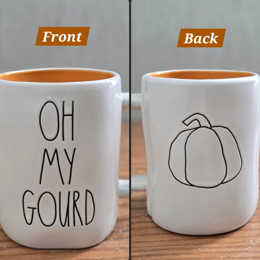 Rae Dunn Double Sided Mug For Fall